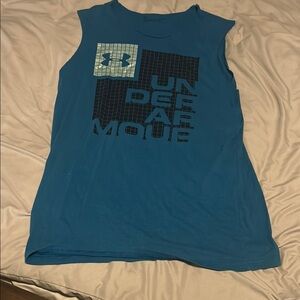 Under Armour Teal Graphic Sleeveless Shirt